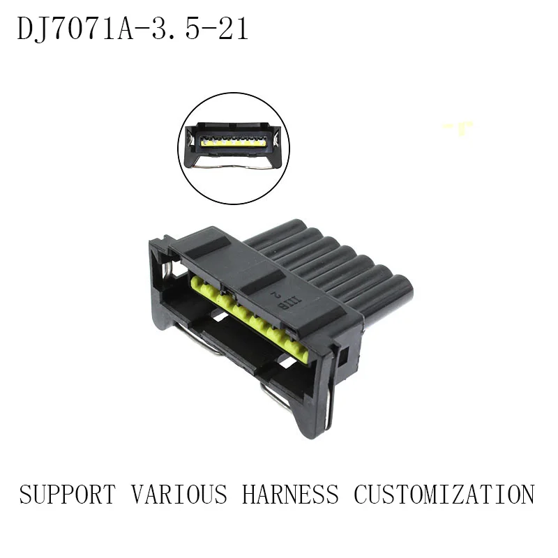 DJ7071A-3.5-21 car male Connector female cable Terminal connectors jacket auto socket 7 pin Connector automotive plug