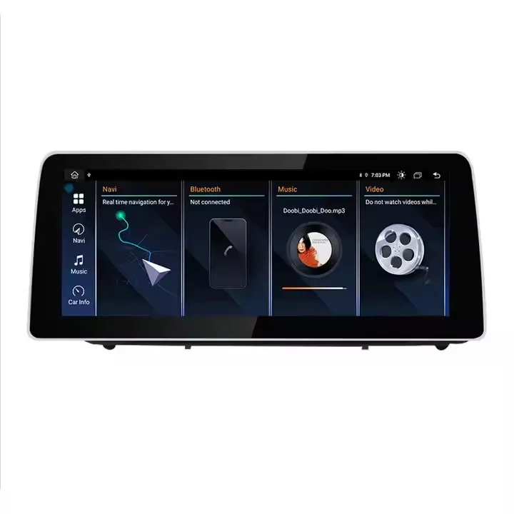Автомобильный мультимедийный беспроводной Apple Carplay Android Auto для Bmw 5 серии F10/F11/520 (2011-2016) оригинальный CIC/NBT