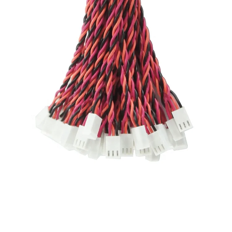 Jst Xh Eh 2.54MM 3Pin 4Pin Female Extension Cable Multi Core Wire Harness