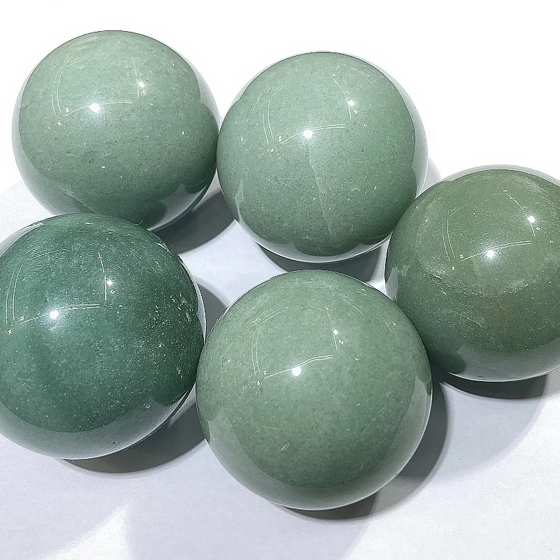 2021 jade quality healing crafts carved Spheres crystals balls for home decoration