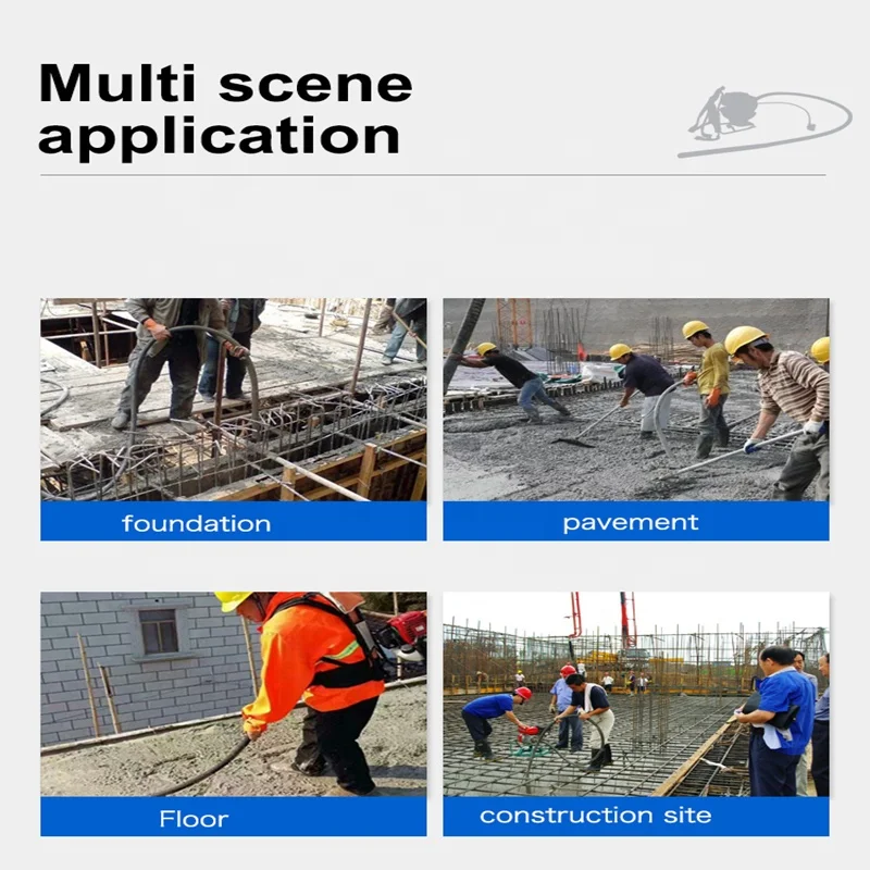 Concrete mixer vibrator stabilized motor concrete mixing tool electric cement soil concrete vibrator