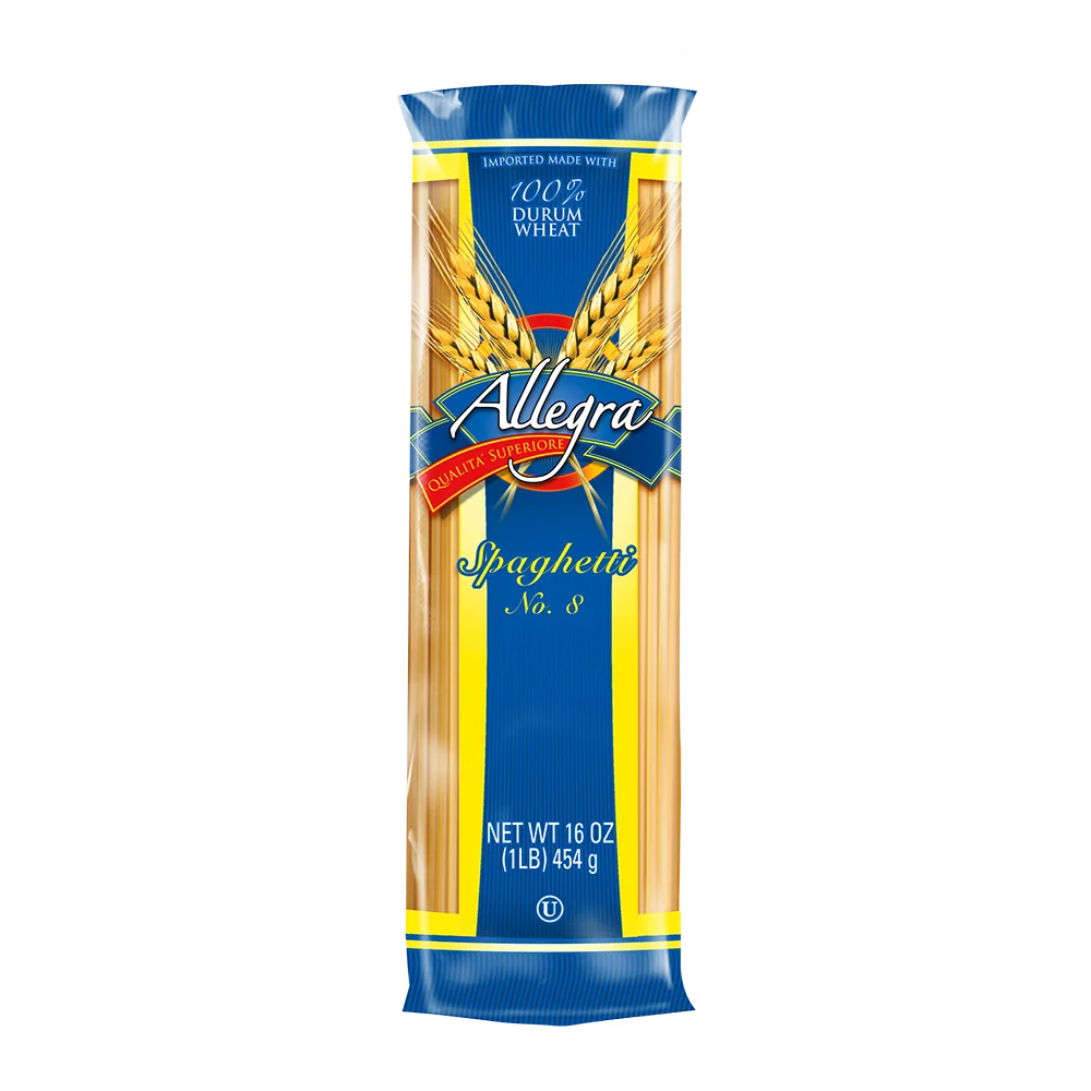 Спагетти высшего качества, бренд «Аллегра» 20/1LB