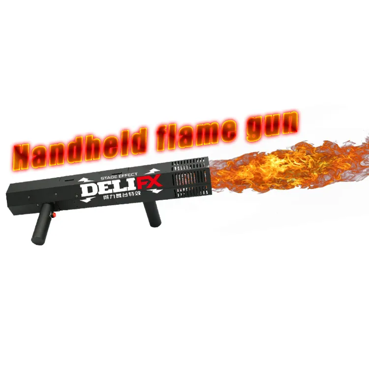 Handheld fire gun flamethrower projector stage firing machine for stage fx disco nightclub party show wedding