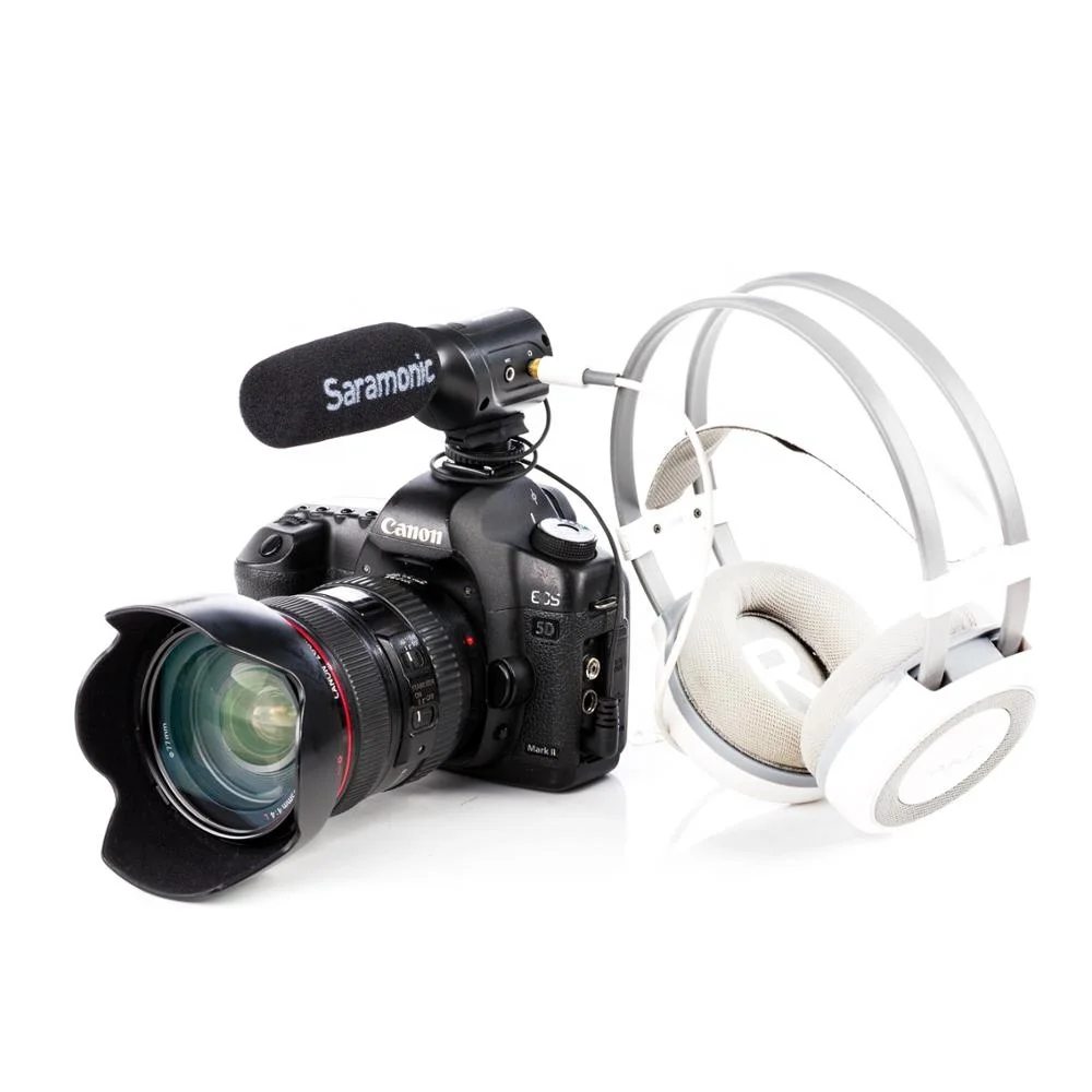
 Saramonic SR-M3 мини направленный конденсаторный микрофон со встроенным Shockmount  