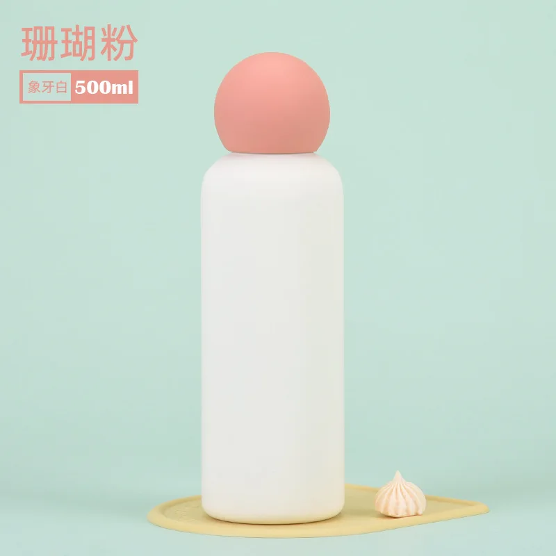 Custom Logo Stainless Steel Mugs Vacuum Flask Creative Cute Portable Outdoor Sports Water Cup Keep Hot And Cold