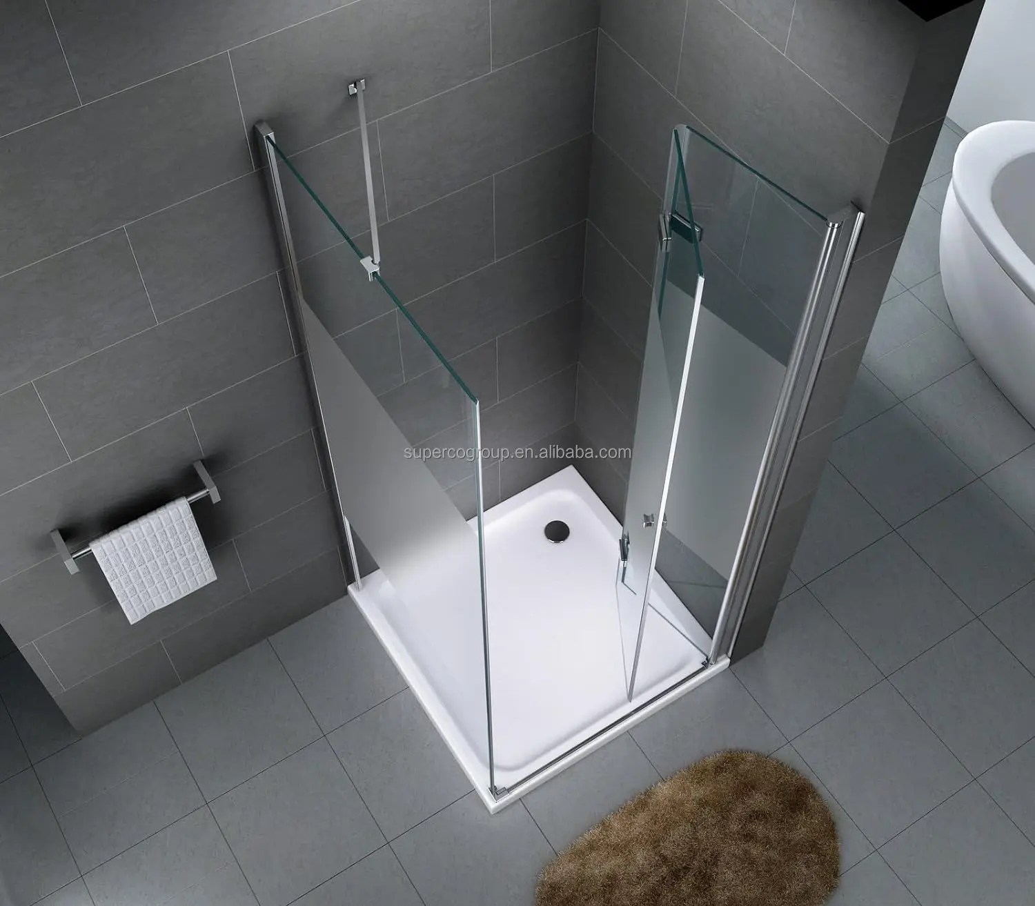 Door Hinges Shower Hinge Ccc Shower Enclosures Cabin Bathroom Suites Bath and Shower Enclosure Factory Brass Wall Mounted Glass