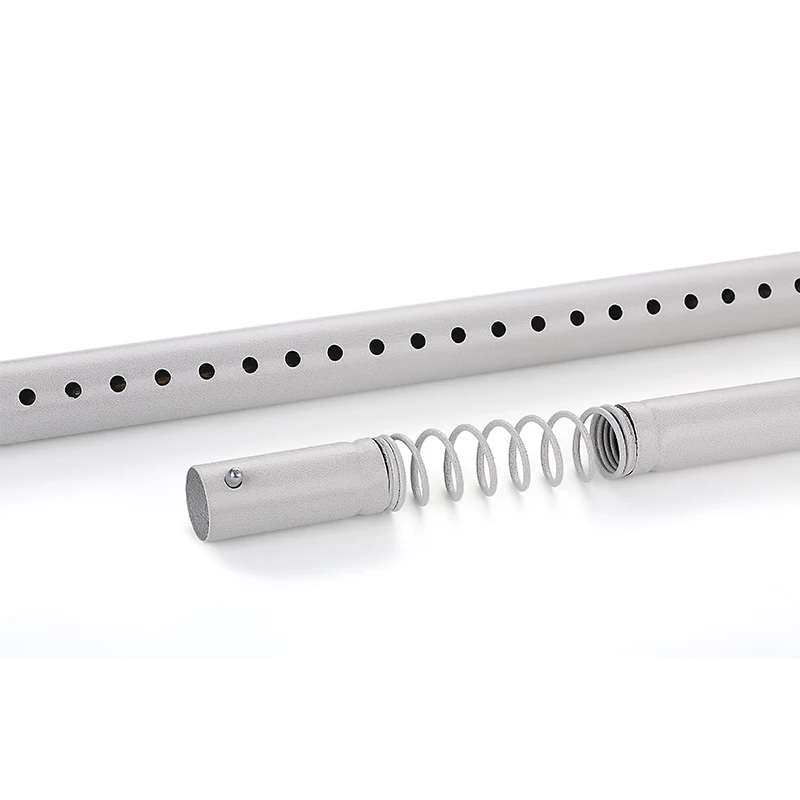 Curtain Rail Pole Rod Telescopic Tension High Carbon Steel Extendable For Bathroom Adjustable Curtain Rod