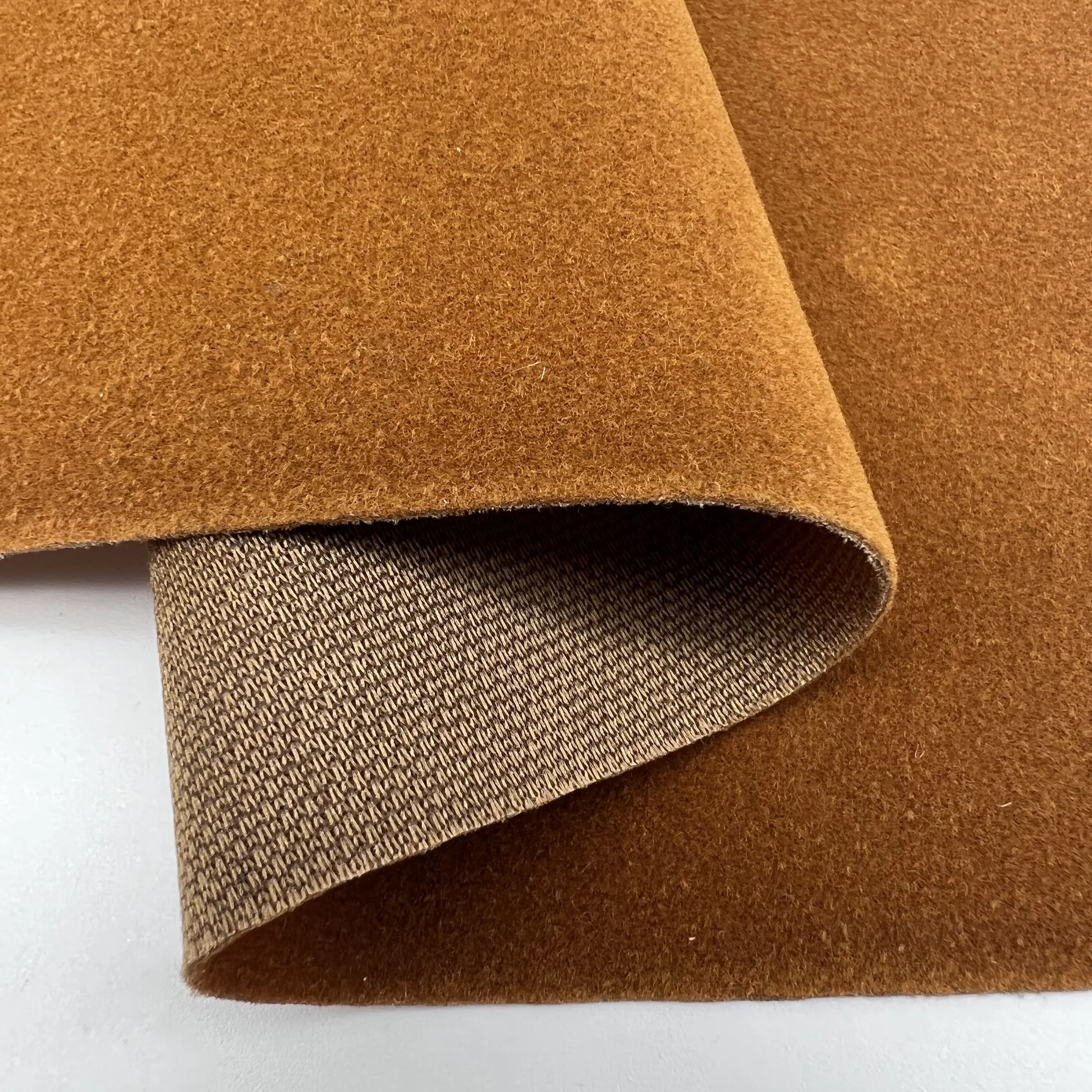 One-Sided Flocking Vent Fabric With Glue for Textiles & Leather Products for Shoe Leather & Fabric