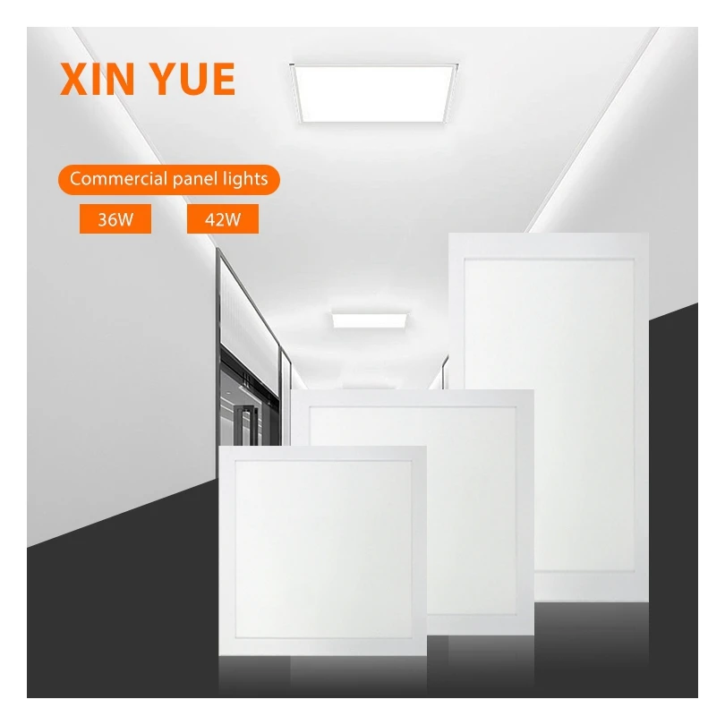 Good Quality Back Lit Office 60x60 600x600 Surface Mount Ceiling Recess Mount Square Side-Emitting LED Panel Lights