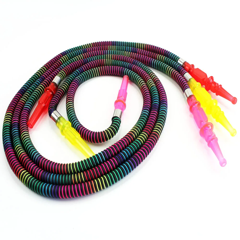 Hot Selling Mix-colors Chicha Hookah Pipes Accessories Hose Big Shisha Pipe