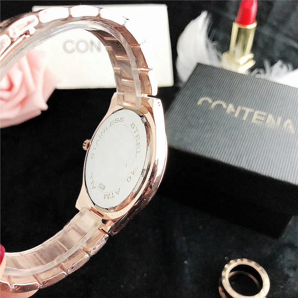 2024 Custom Logo Luxury Branded Dubai Couple Watch Relojes para parejas Quartz Watches for Woman Men Gift