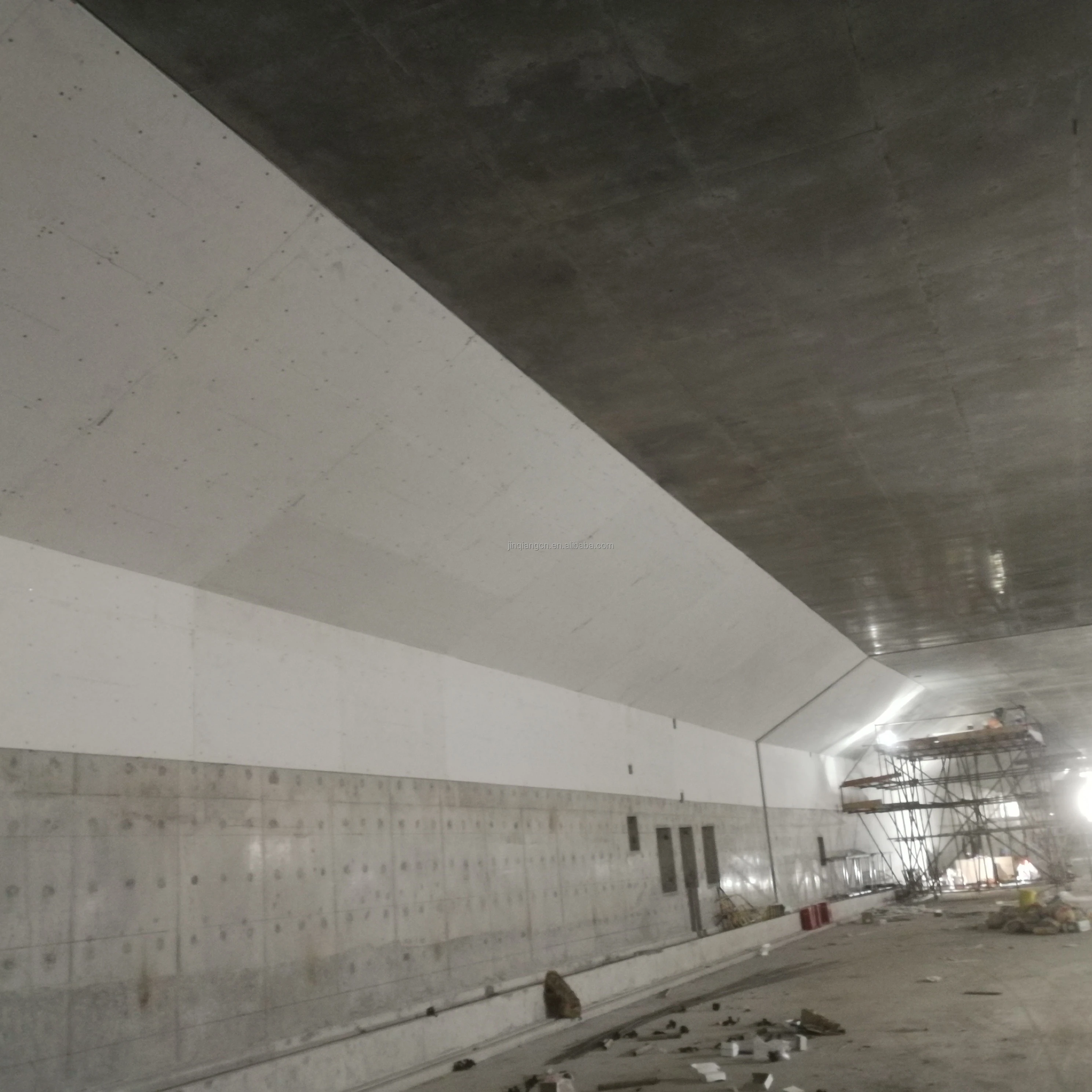 Lightweight 2440/3000/3600x1220x8-27mm Calcium Silicate Boards Fireproof RABT Tunnel Top System Used Fireproofing Applications