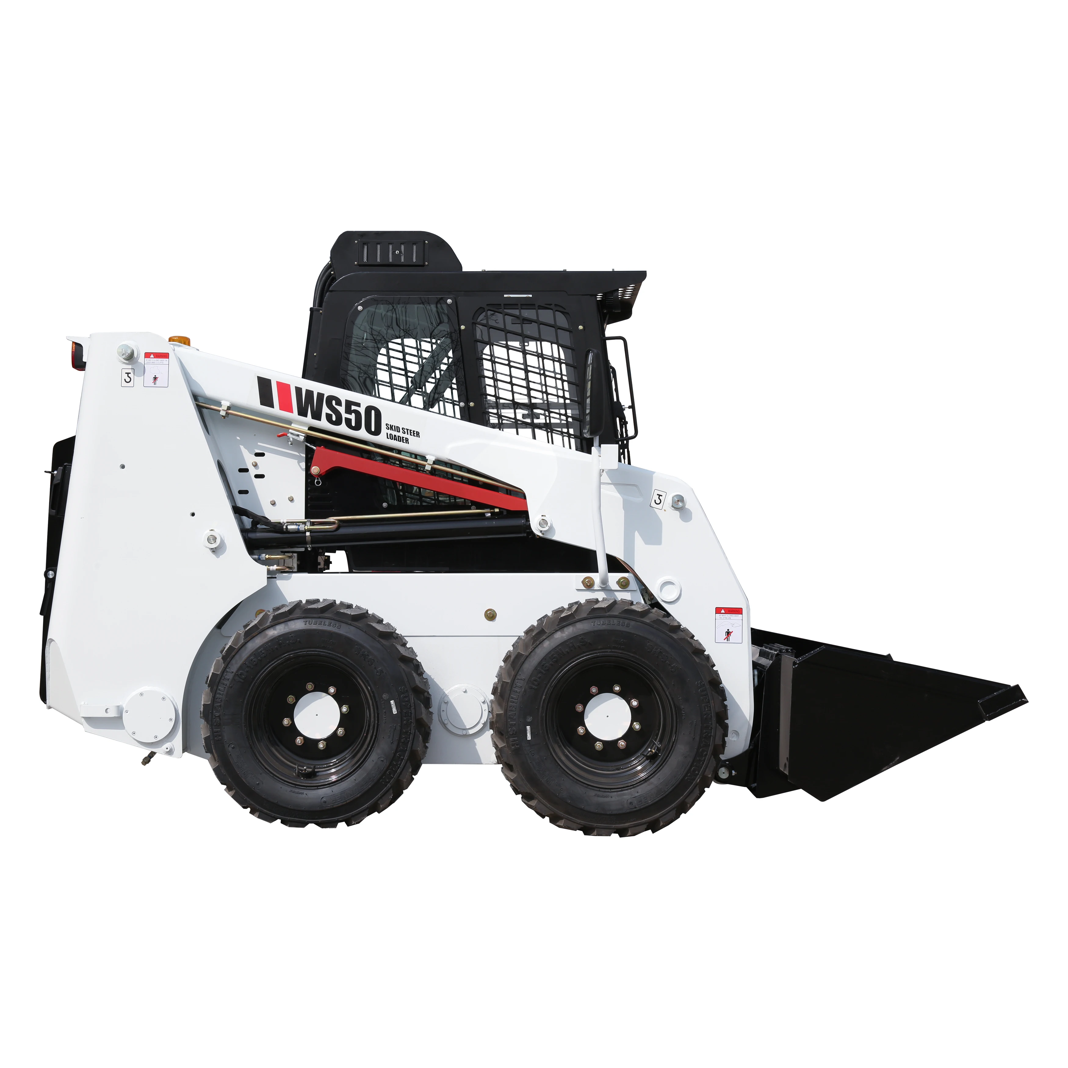 Russia Hot Selling new design Vertical lift strong skid steer loader with bucket