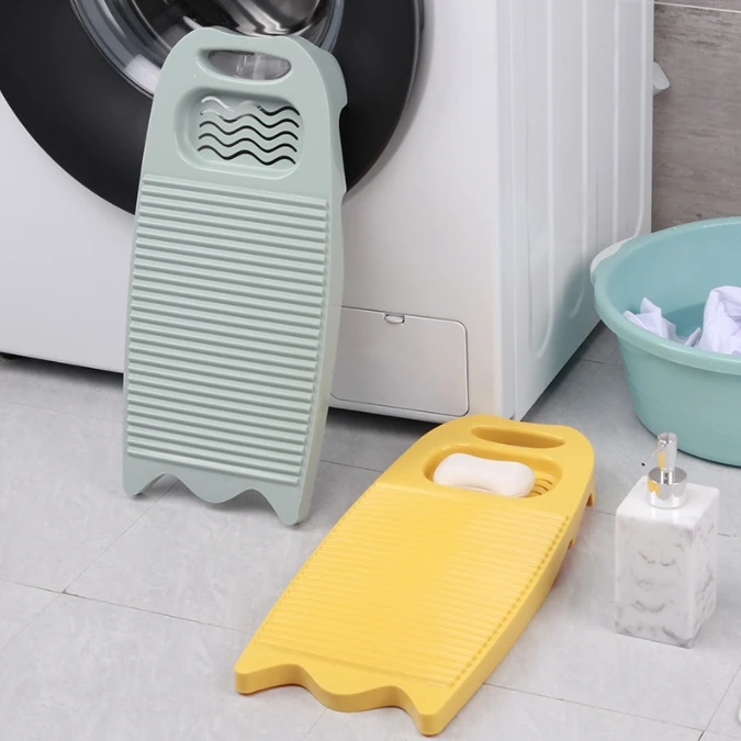 New Household Plastic Washboard Thickened Washboard Small Non-slip Washboard for Clothes