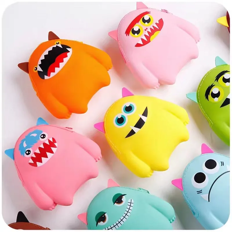 
Silicone pouch zipper wallet case Coin Purse 