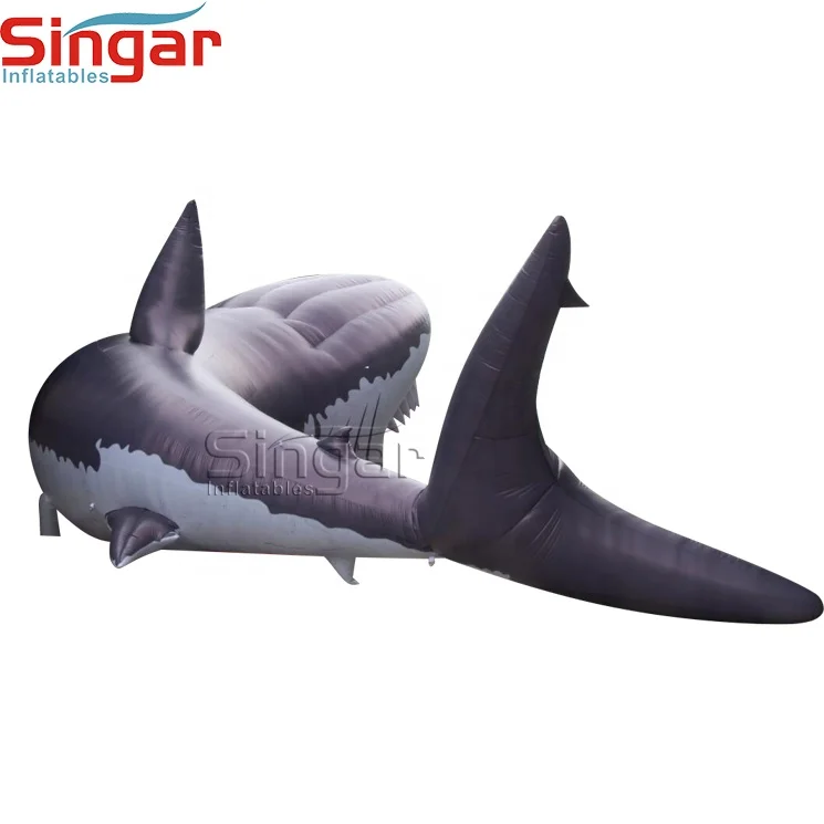 Giant inflatable shark model decoration for advertising