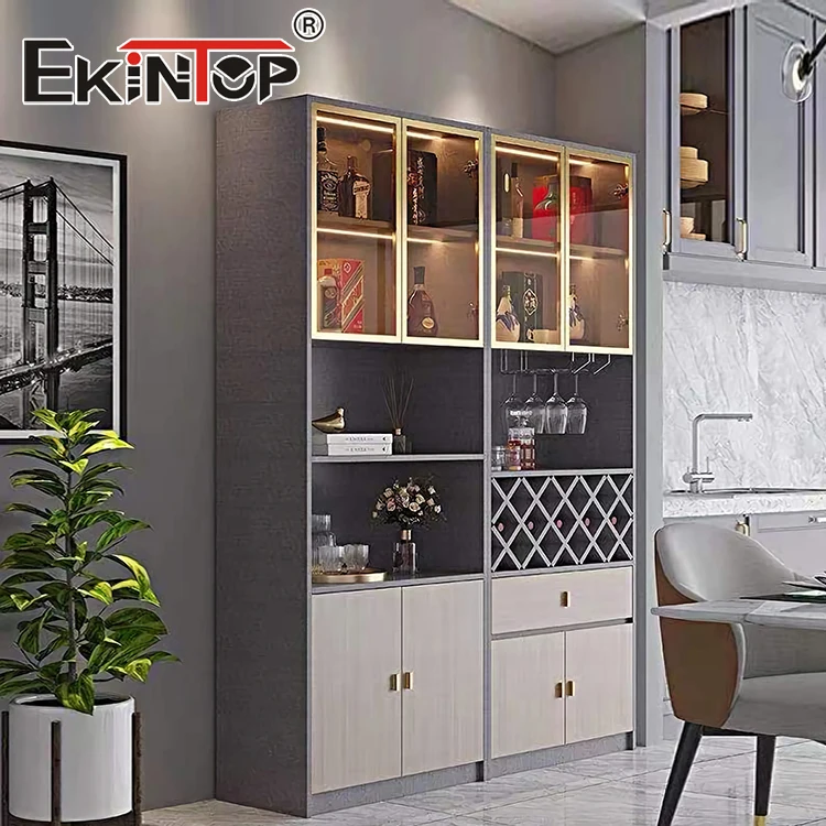 Ekintop luxury high quality living room furniture wine bar cabinet for home