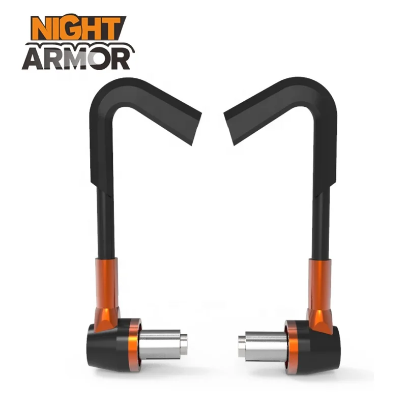 Universal 7/8in 22mm CNC Aluminum Handlebar Brake Clutch Lever Hand Guard Protector for Motorcycle, Motorbike, Scooters