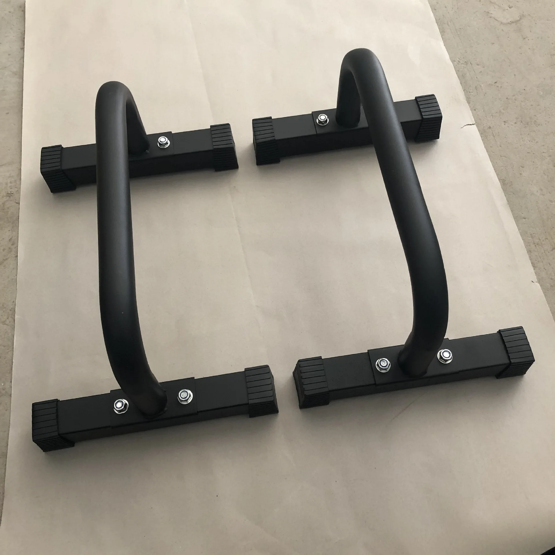 Factory custom LOGO Gym Parallette Workout Equipment Pushup Handle With Cushioned Foam Grip