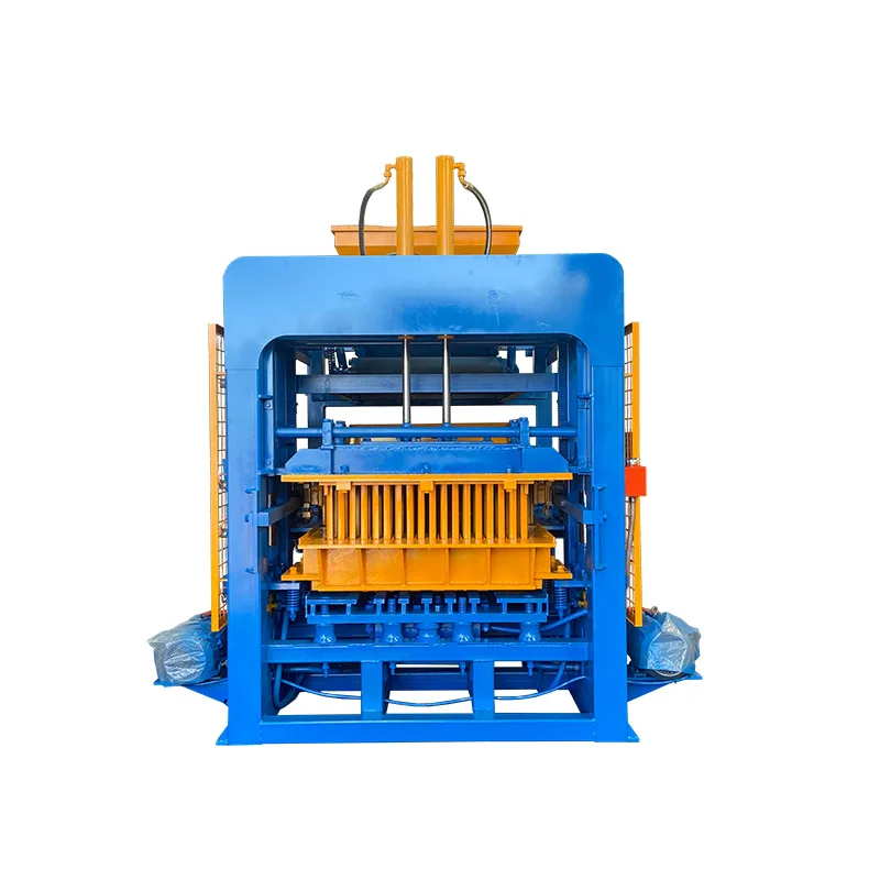 Hydraulic System Qt5-15 Automatic Block Making Machine Cement Hollow Block Production Line