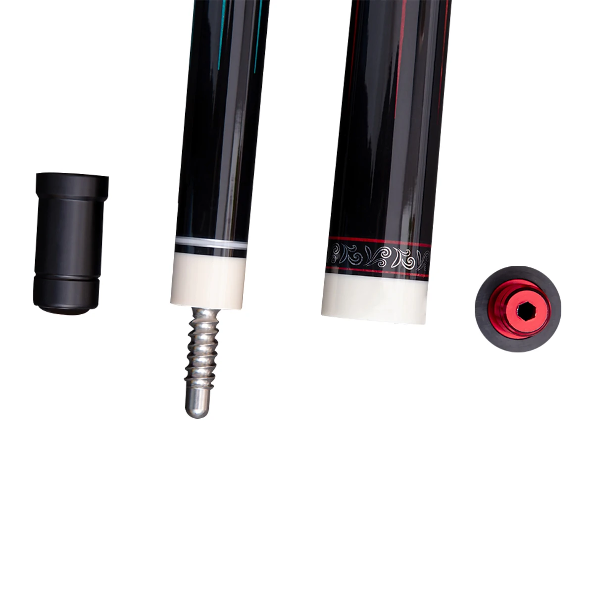 8mm 10mm 12mm Tip Pool Cue Stick Billiard Center Joint Carbon Cue Stick