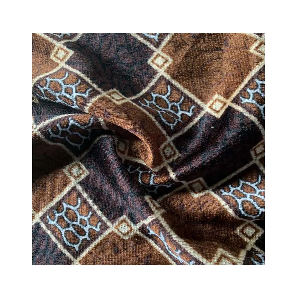 Hot sale beautiful in colors 100%polyester sofa fabric velvet printed fabric for textile