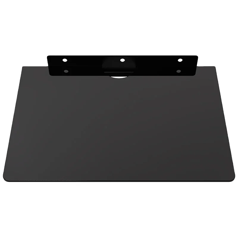 DVD Shelf DVD Rack Wall Mount With Tempered Glass 345*245 mm Big Size Set Top Box Shelf