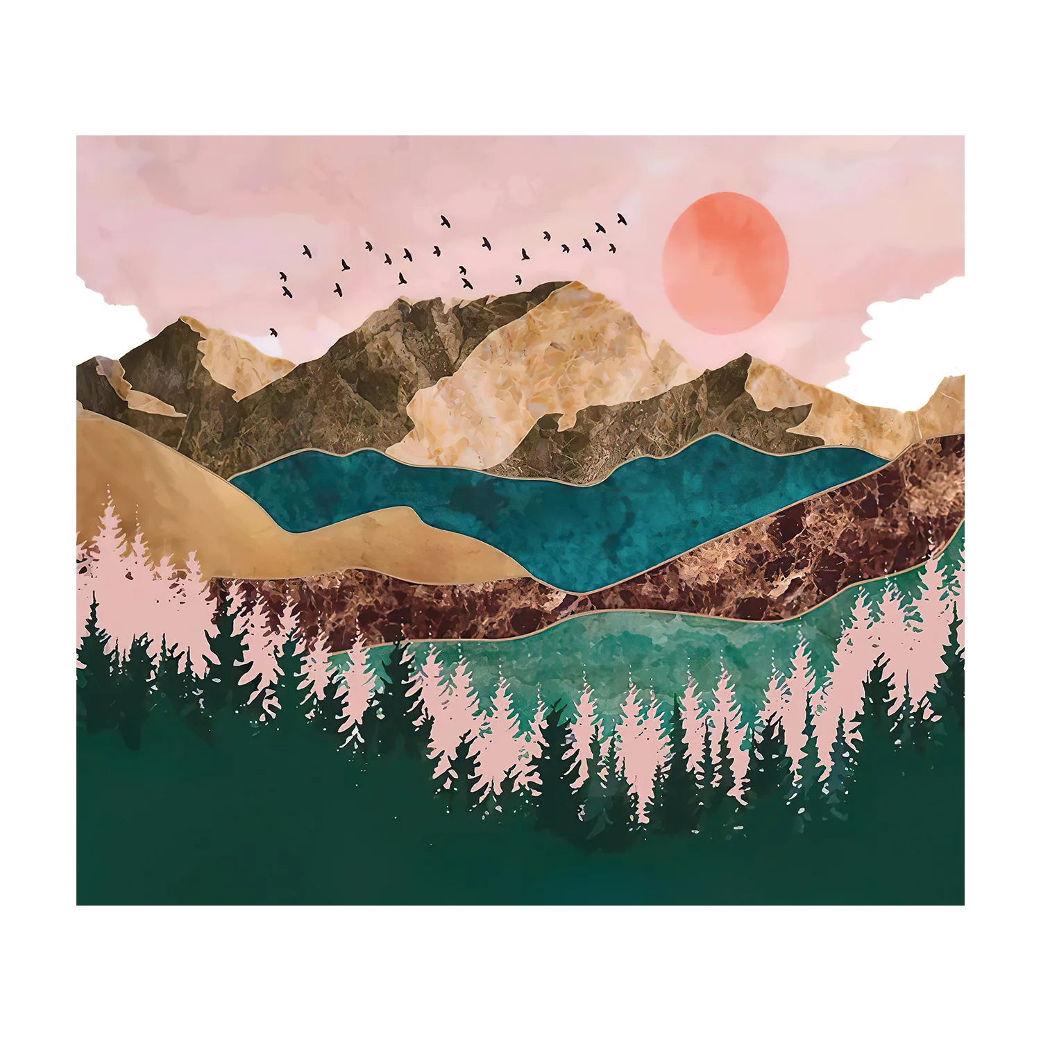 Tapestry Set Woven Blanket Machine Woven Tapestry Fluorescent Tapestry Can Be Hung On The Wall