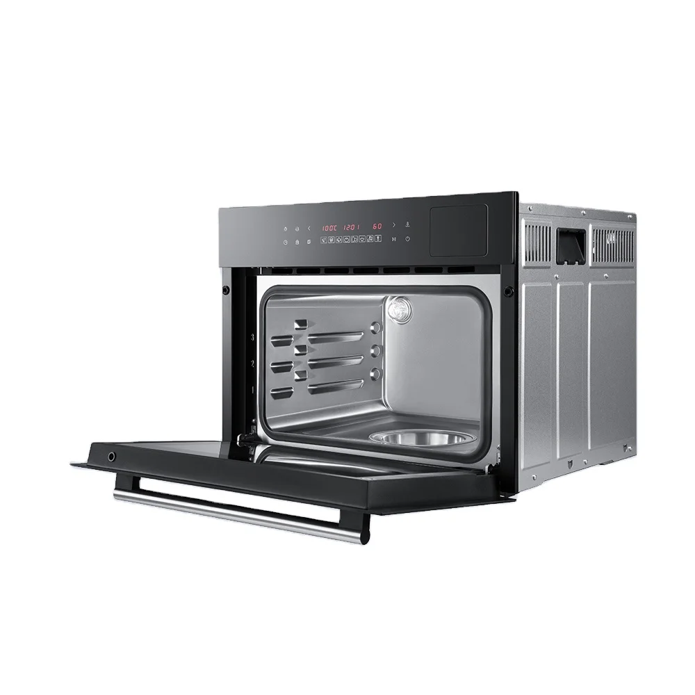 S1 LCD display 40L capacity built-in steam convention air fryer oven with steam