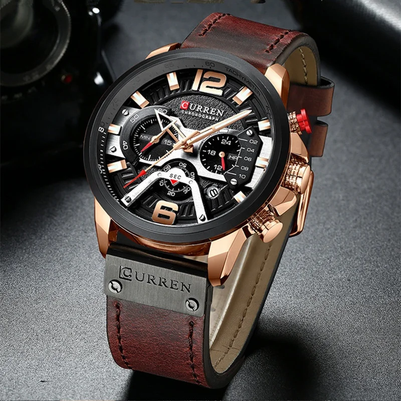 2022 Curren 8329 Quartz Men Hot Sale Watches Men Wrist  New Quartz Watch mens quartz watch brands wholesale
