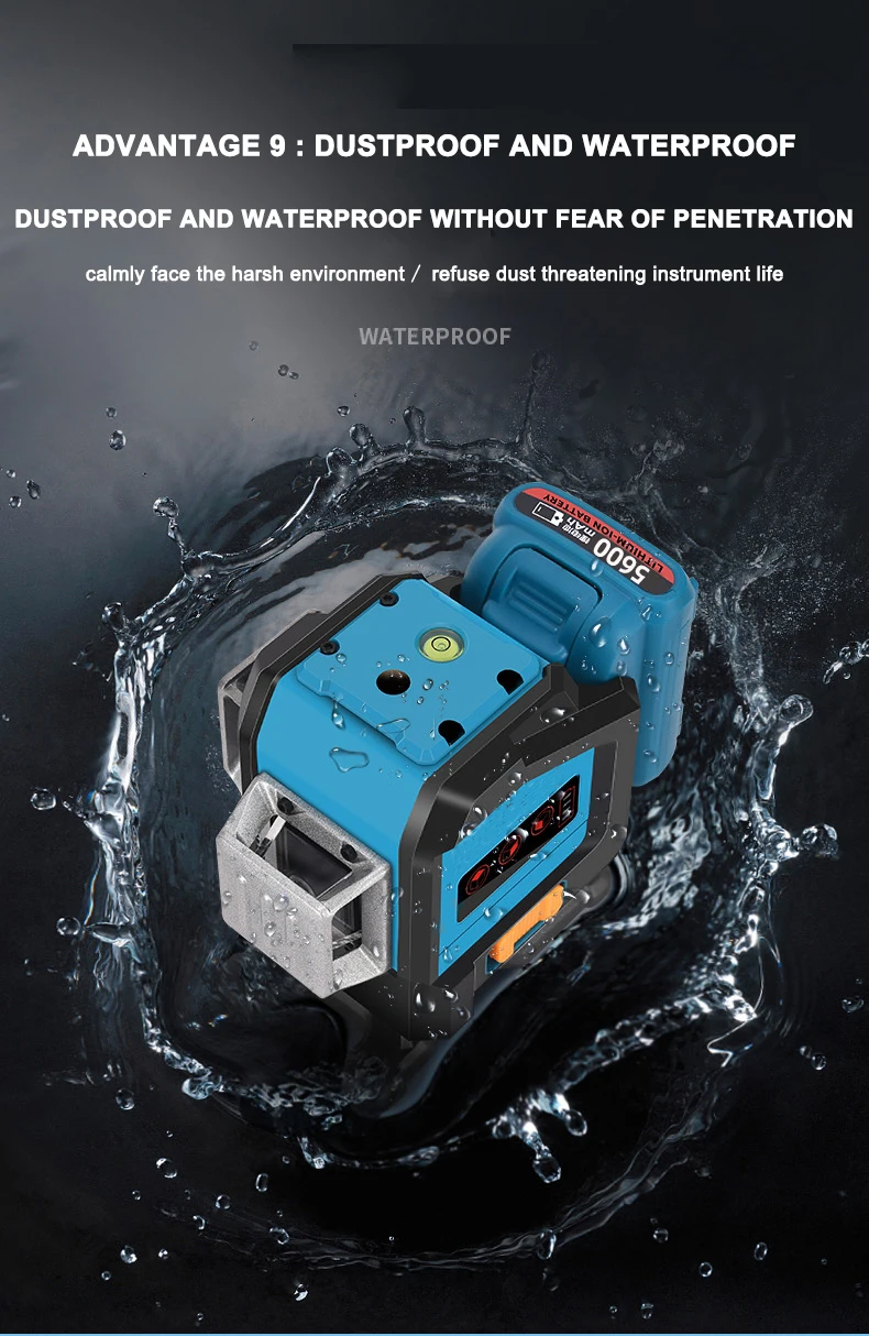 Самонивелирующийся Настольный кубический Карманный лазерный нивелир для ладони с пересекающимися линиями дешевый