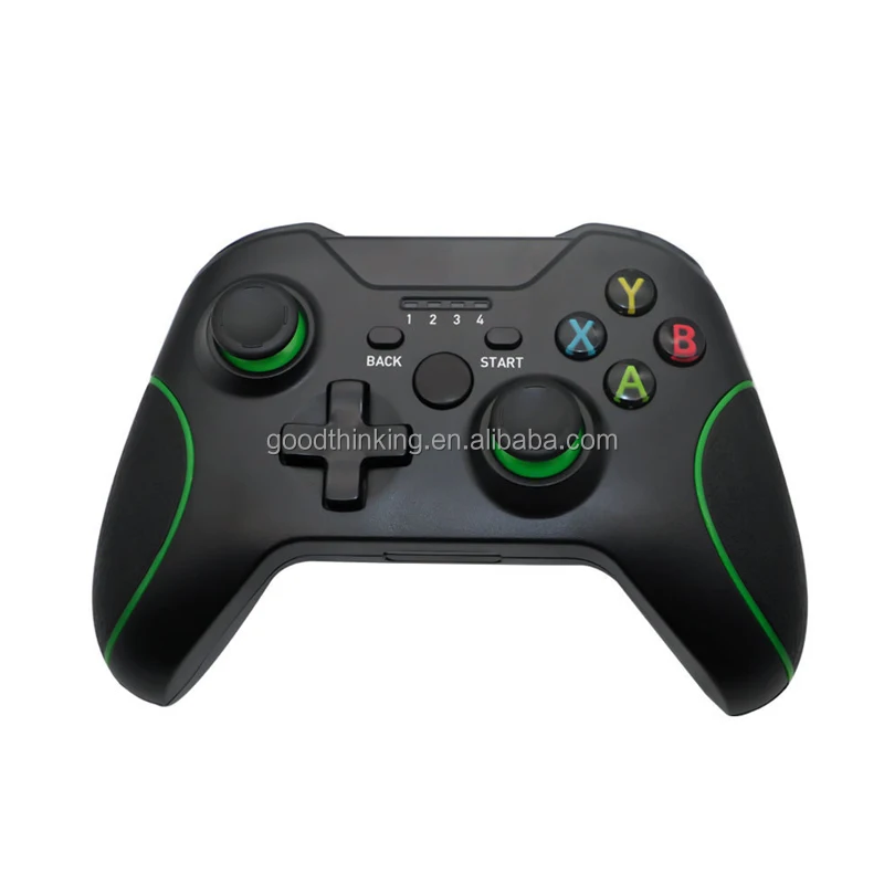 Wholesale OEM LOGO rechargeable gamepad PC Gaming joystick 2.4 ghz wireless game controller for xbox one for ps3