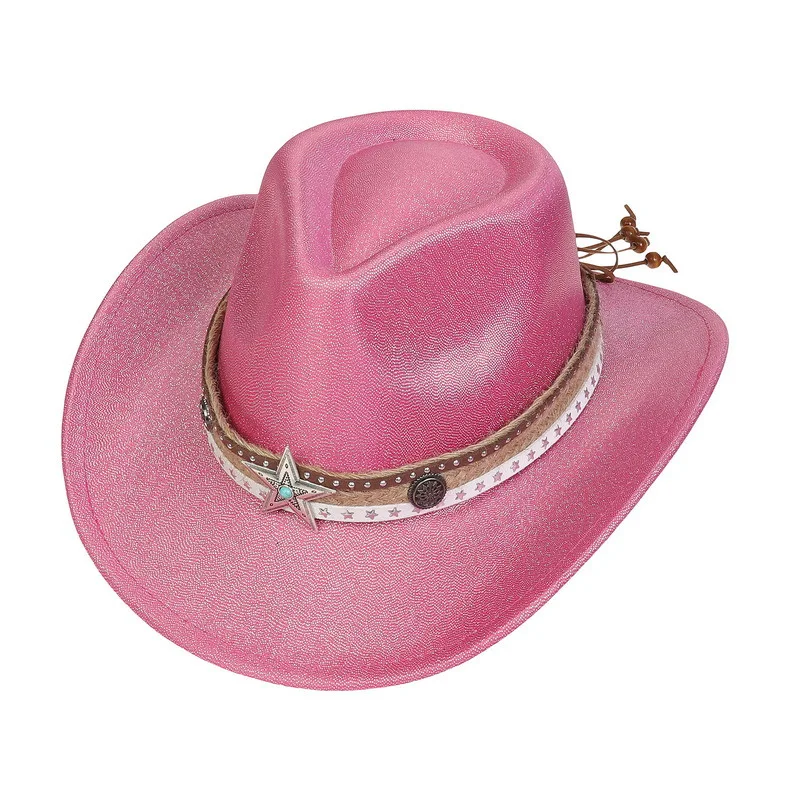 Factory Direct Custom Cow Boy Chapeau Designer Fashion Women Cowboy Luxury Western Wool Wide Brim Felt Fedora Hats