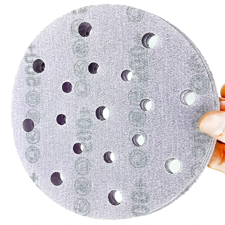 Автомобильный шлифовальный диск крючок и петля абразивы сухая фиолетовая пленка чистая подложка
