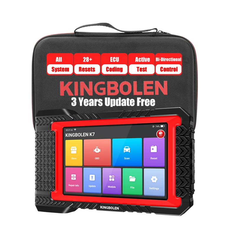 KINGBOLEN K7 Bidirectional 3-Year Update 28+ reset Service ECU Coding  All system Diagnostic Tool PK THINKSCAN MAX 2