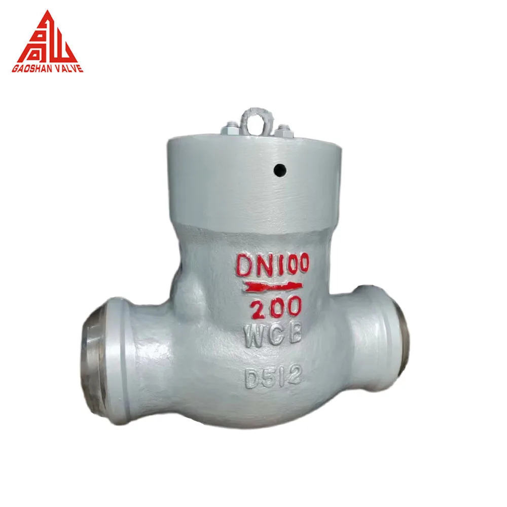 H64Y-200 Check Valve Cast Steel DN100  PN200 PN250 PN320 High Pressure Butt Welding Check Valve