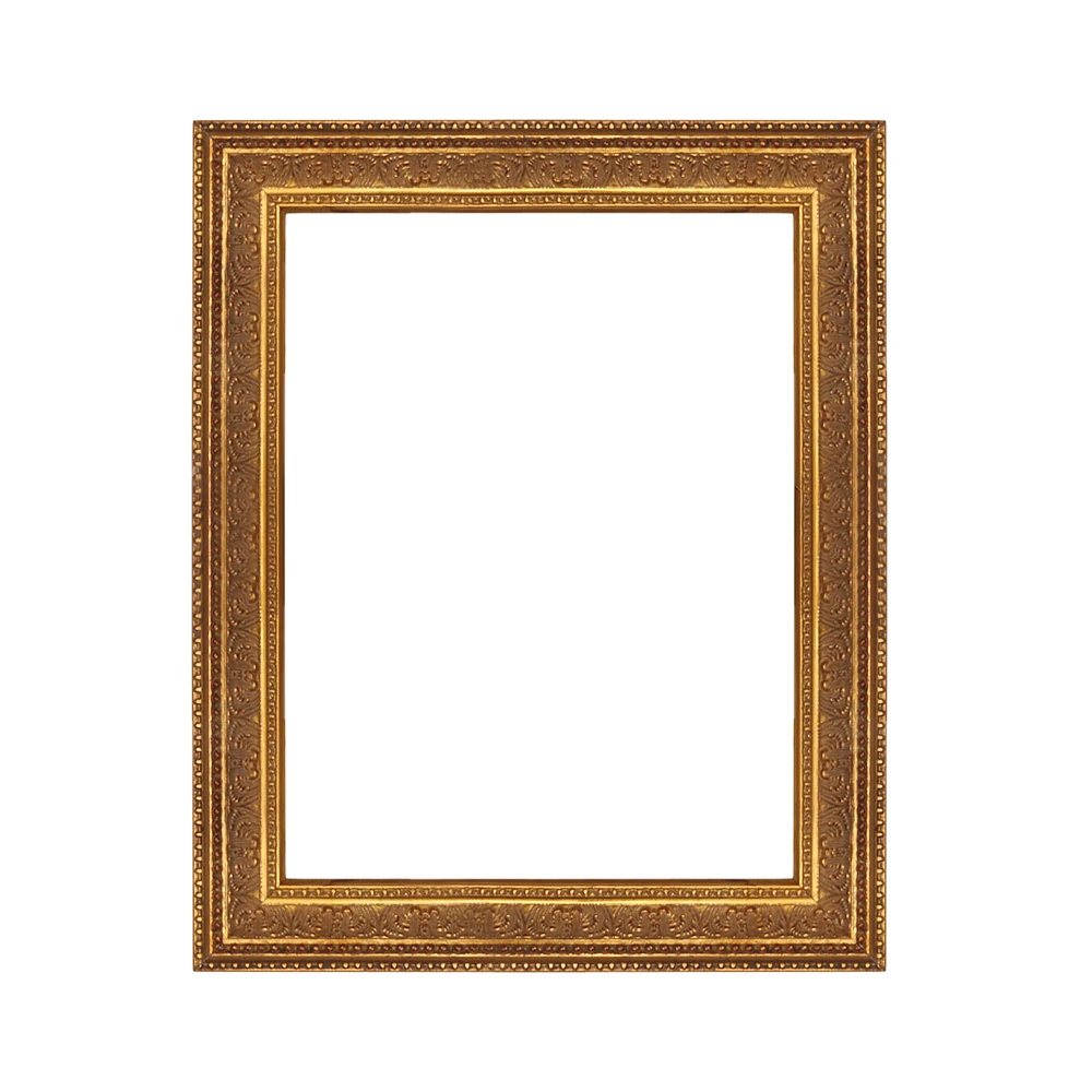 In Stock Most Popular European Classic Painting Frames Gold Leaf Retro Court Style Picture Frame Moulding for Home Wall Decor