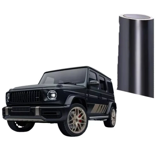 Ppf Factory direct TPU ppf high quality car packaging film durable 7.5 mil glossy Black paint protection film for car body