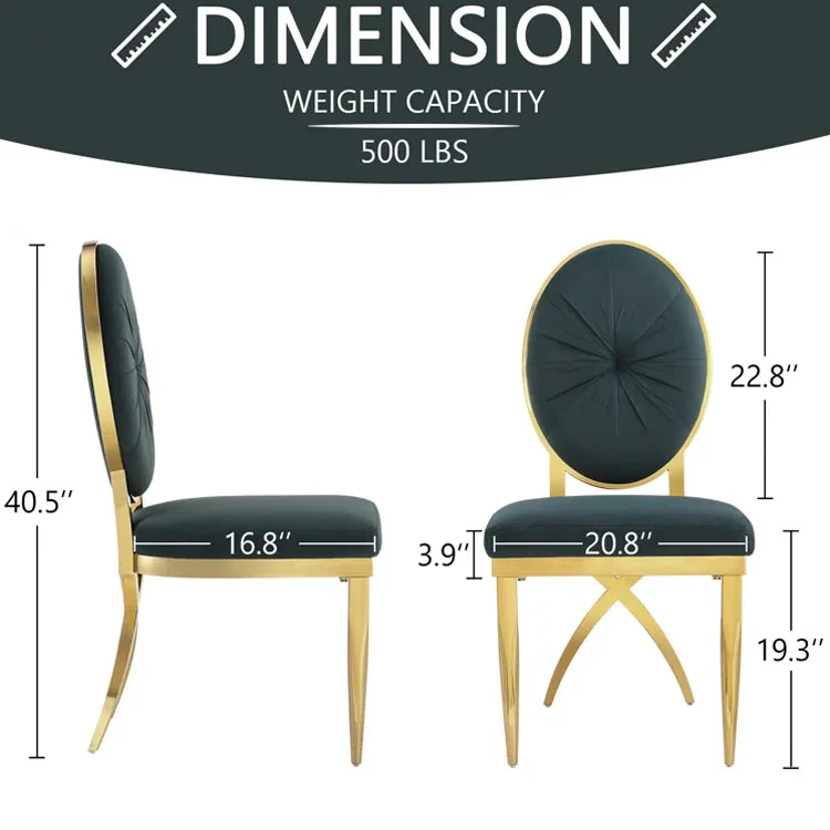 Factory Price Hot Sale Gold Cross Legs Stainless Steel Event Chairs For Wedding