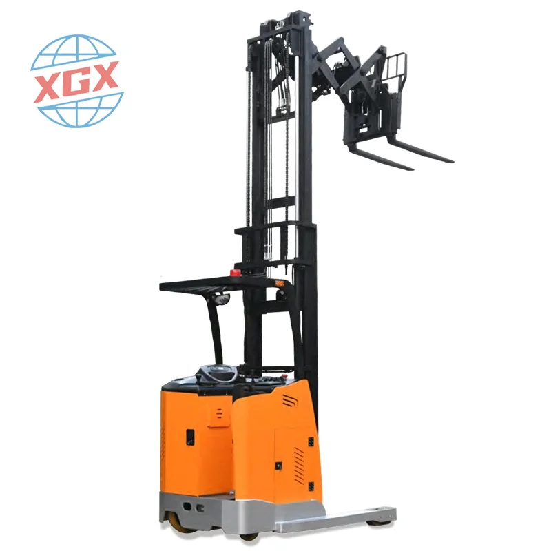 High Quality Electric Reach Truck 1.5 ton Double Scissors Reach Forklift In Stock