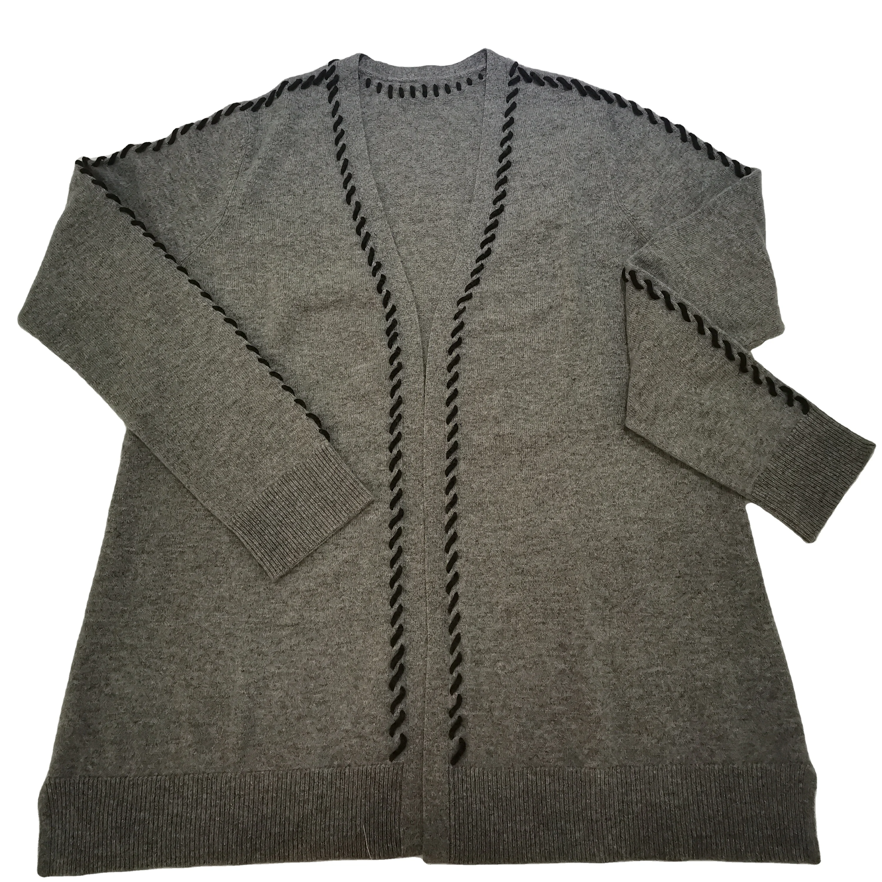 Good quality women 100% cashmere cardigan knitting pattern