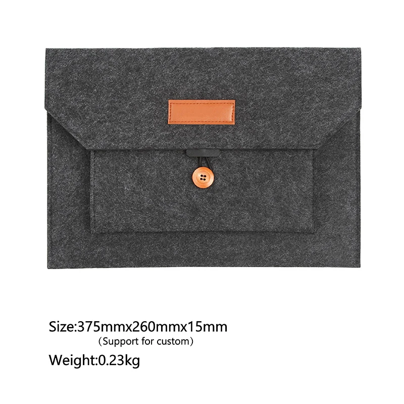HongJun custom briefcase felt bag business laptop fashion Official document bag for men women formal occasion