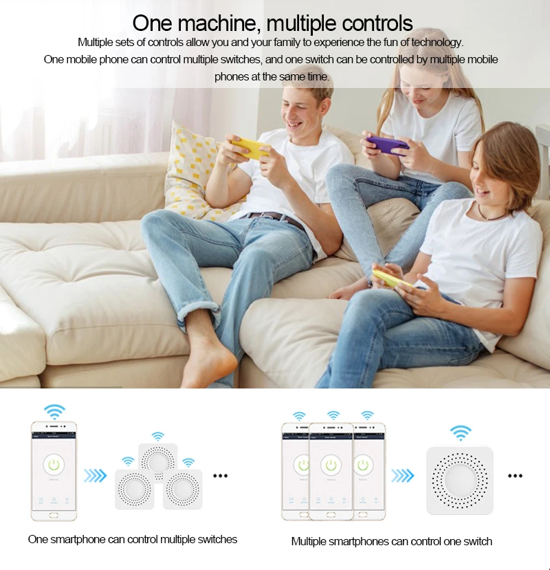 Matter Tuya WiFi Zigbee Smart Light Switch Module Alexa Google Wireless Switches 1 Gang DIY Smart Breaker Relay