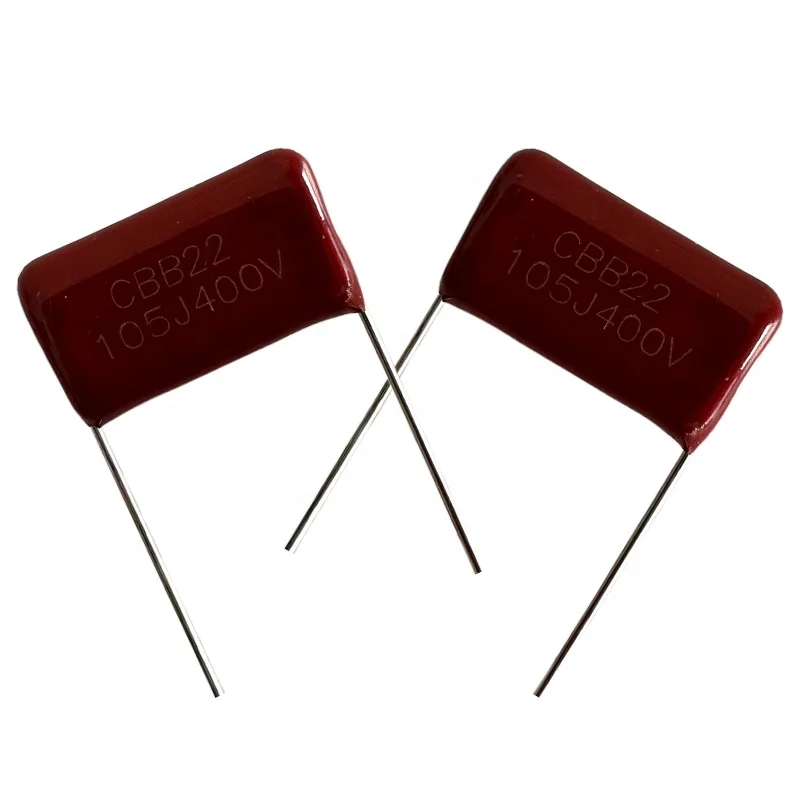 CBB22 CBB21 metallized polypropylene capacitor  105J 115J 125J 135J 155J 824J 400V film capacitors manufactory