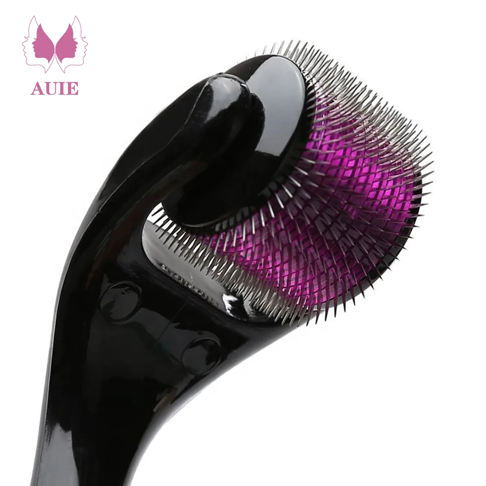 Новинка, Дерма роллер 540, Дерма роллер с черной ручкой для роста волос и бороды