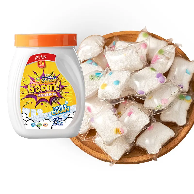 Universal Laundry Soap Detergent Powder Remove Stain Explosive Salt Whitening Clothes Color Safe Bleach Washing Powder