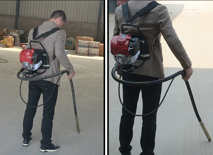 New type Knapsack concrete vibrator building construction cement vibrator