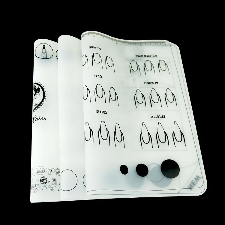 Существующая форма, печать логотипа на заказ, 3D силиконовый коврик для штамповки ногтей, Тренировочный Коврик, DIY дизайн ногтей, маникюр, силиконовый коврик OEM