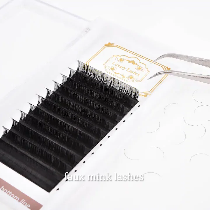 wholesale bulk high quality volume lash 0.03 0.07 0.20 C CC D L curl eyelash extensions