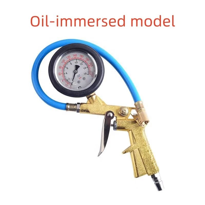 Car Tire Air Pressure Inflator Gauge 0-16bar/0-220psi Mechanical Dial Inflated Pumps Deflated Inflation Motorcycle Repair Tool